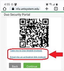 activation link without scanning qr code