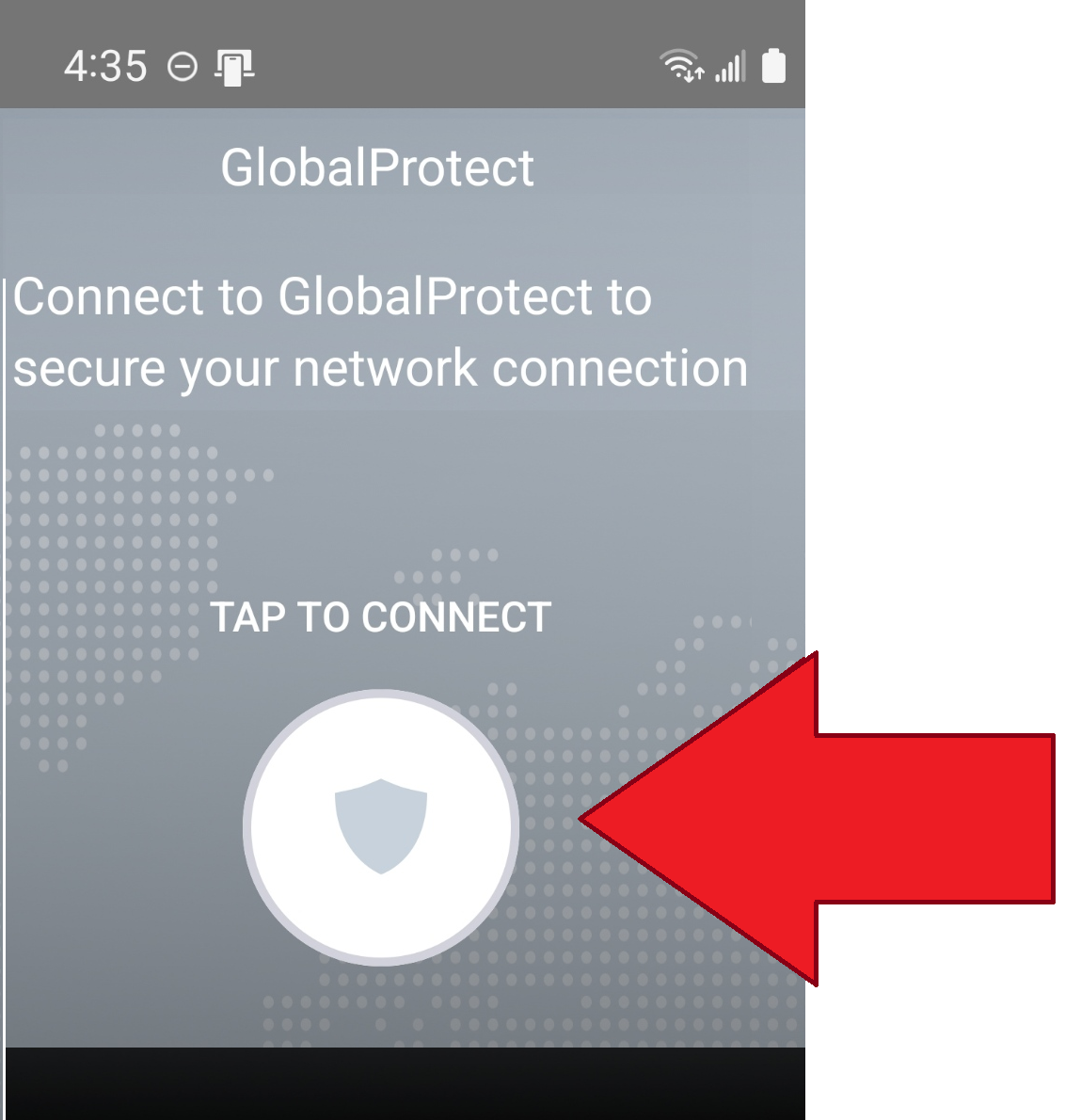 tap to connect