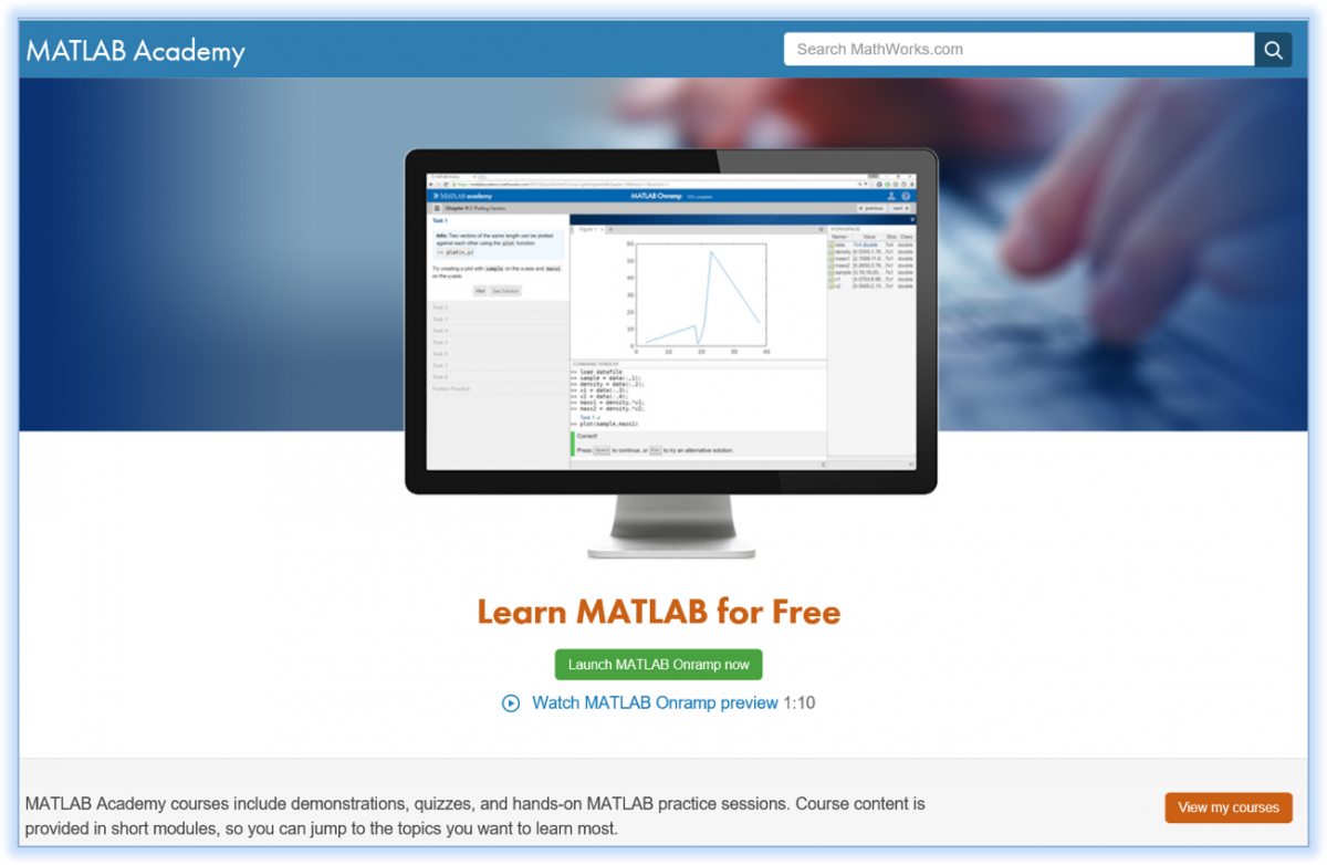 matlab academy poster