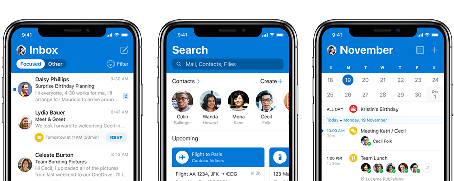 Outlook Mobile Banner